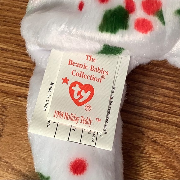 TY Holiday Beanie Baby Bear - Picture 4 of 5